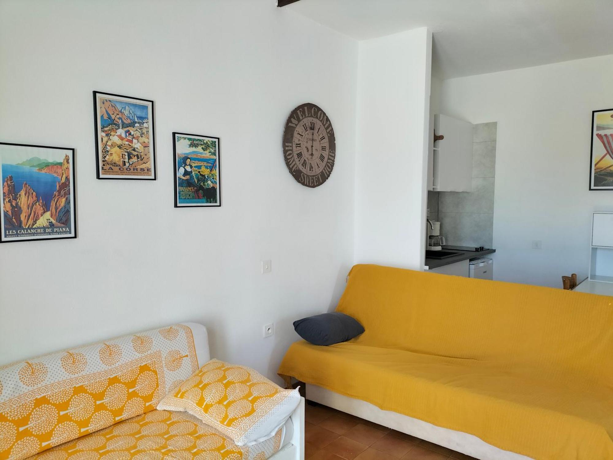 Studio Vue Mer A Porticcio Proche Aeroport Ajaccio المظهر الخارجي الصورة